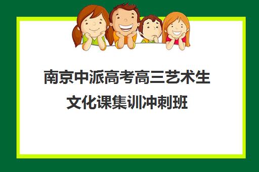 南京中派高考高三艺术生文化课集训冲刺班(南京艺考培训机构排行榜前十)