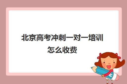 北京高考冲刺一对一培训怎么收费(高考一对一辅导多少钱一小时)