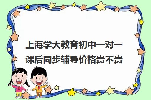 上海学大教育初中一对一课后同步辅导价格贵不贵？多少钱一年（学大教育价格表）