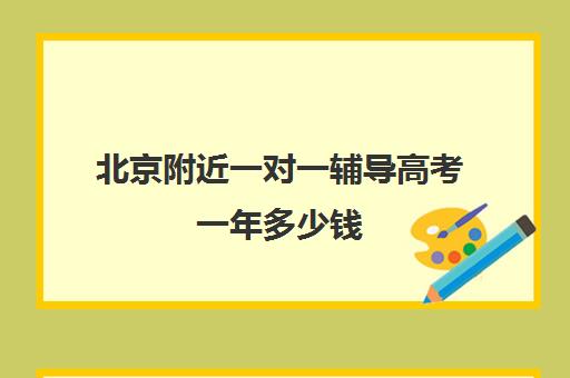 北京附近一对一辅导高考一年多少钱(语文一对一辅导哪家好)