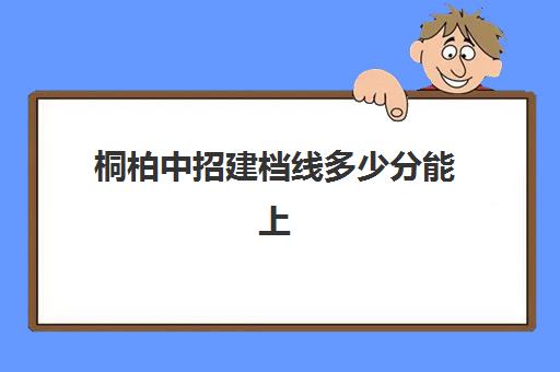 桐柏中招建档线多少分能上(什么是中考建档线)