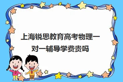 上海锐思教育高考物理一对一辅导学费贵吗（高考机构补课真能提分吗）