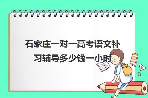 石家庄一对一高考语文补习辅导多少钱一小时