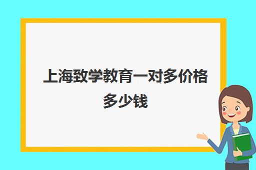 上海致学教育一对多价格多少钱（上海三致教育怎么样）