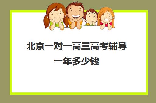 北京一对一高三高考辅导一年多少钱(高三辅导班收费)