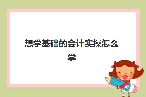 想学基础的会计实操怎么学(没有基础学会计难吗)