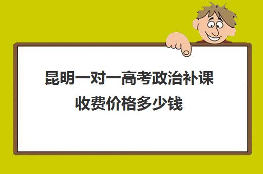 昆明一对一高考政治补课收费价格多少钱(昆明一对一补课哪家好)