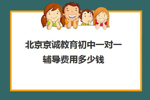 北京京诚教育初中一对一辅导费用多少钱（家教辅导一对一收费）