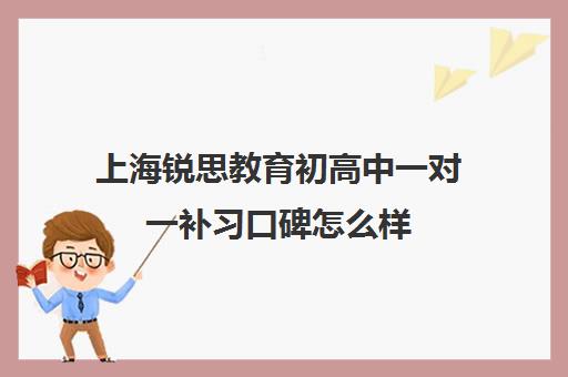 上海锐思教育初高中一对一补习口碑怎么样