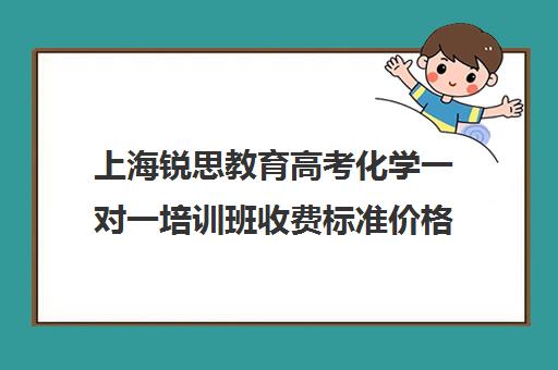 上海锐思教育高考化学一对一培训班收费标准价格一览（锐思教育官网）