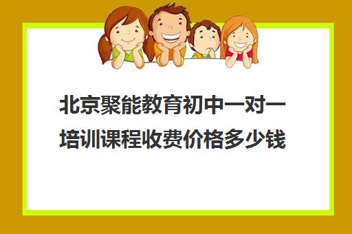 北京聚能教育初中一对一培训课程收费价格多少钱（北京初中一对一补课价格）