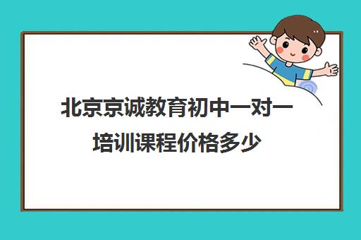 北京京诚教育初中一对一培训课程价格多少（北京一对一教育机构排名）