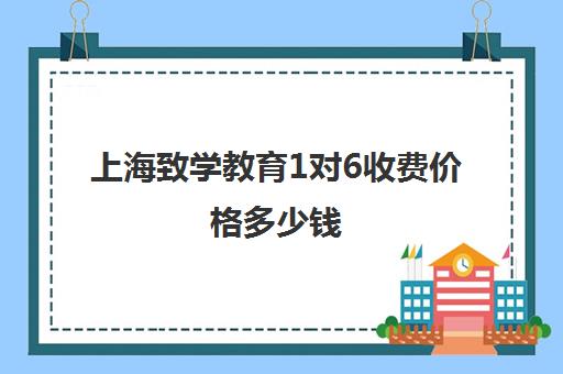 上海致学教育1对6收费价格多少钱（985家教一对一收费标准）