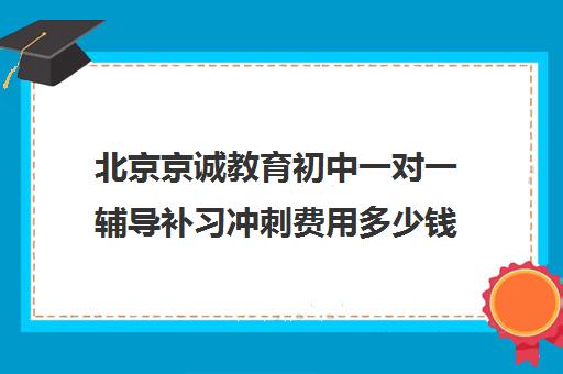 北京京诚教育初中一对一辅导补习冲刺费用多少钱