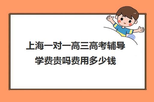 上海一对一高三高考辅导学费贵吗费用多少钱(家教辅导一对一收费)