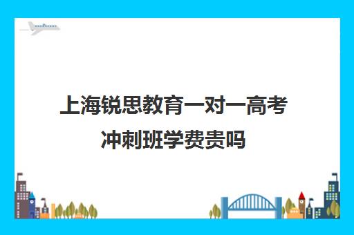 上海锐思教育一对一高考冲刺班学费贵吗（高考冲刺班一般收费）