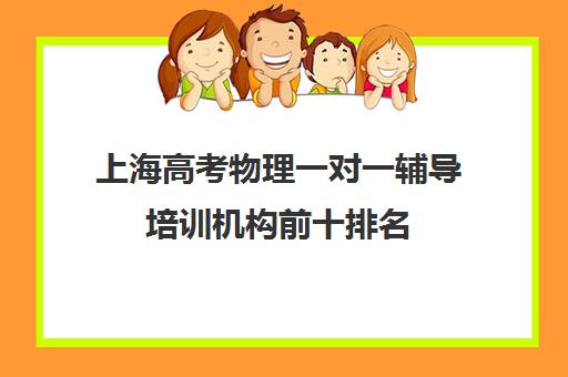 上海高考物理一对一辅导培训机构前十排名(高中物理一对一辅导价格表)