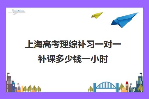 上海高考理综补习一对一补课多少钱一小时