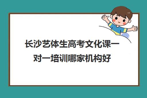 长沙艺体生高考文化课一对一培训哪家机构好(艺考生一对一的辅导)