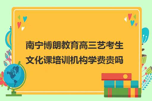 南宁博朗教育高三艺考生文化课培训机构学费贵吗(艺考生文化课分数线)