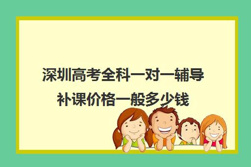 深圳高考全科一对一辅导补课价格一般多少钱(高三一对一补课一般多少钱一小时)