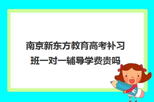 南京新东方教育高考补习班一对一辅导学费贵吗