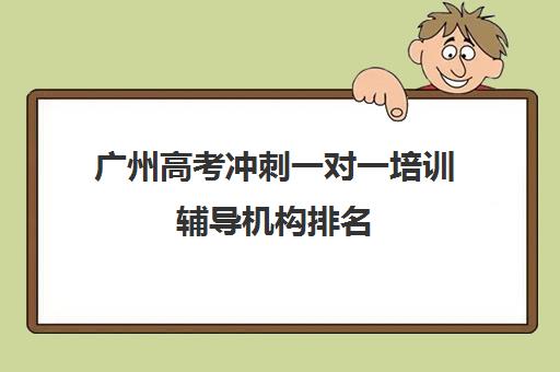 广州高考冲刺一对一培训辅导机构排名(高考培训班哪家好)