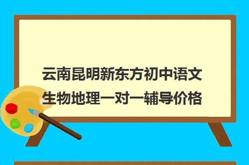 云南昆明新东方初中语文生物地理一对一辅导价格贵不贵？多少钱一年(昆明初中补课在哪