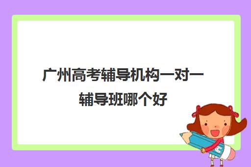 广州高考辅导机构一对一辅导班哪个好(广州高中补课机构排名)