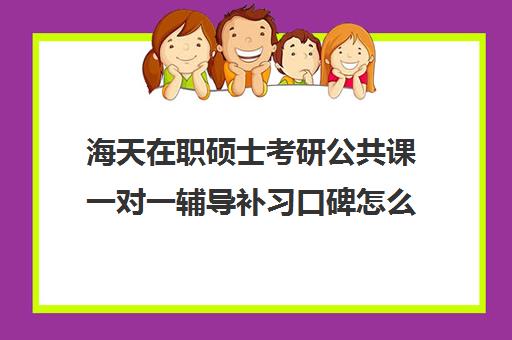 海天在职硕士考研公共课一对一辅导补习口碑怎么样？