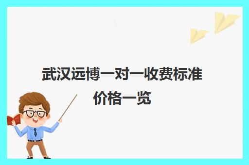 武汉远博一对一收费标准价格一览(武汉比较好的辅导机构)