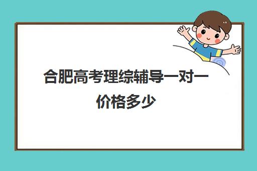 合肥高考理综辅导一对一价格多少(合肥高中一对一课程辅导)