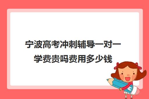 宁波高考冲刺辅导一对一学费贵吗费用多少钱(高考冲刺班一般收费)