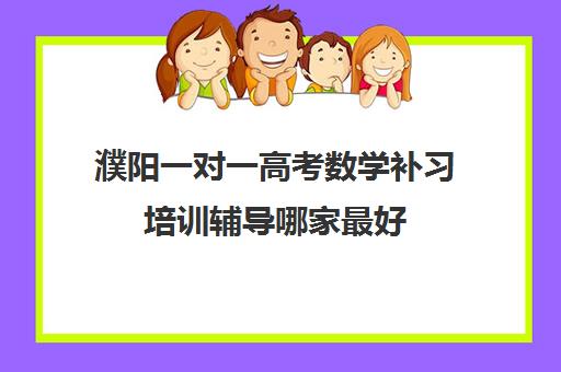 濮阳一对一高考数学补习培训辅导哪家最好