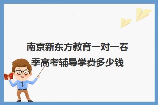 南京新东方教育一对一春季高考辅导学费多少钱(新东方学费价目表)