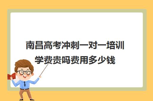 南昌高考冲刺一对一培训学费贵吗费用多少钱(高考一对一辅导多少钱一小时)