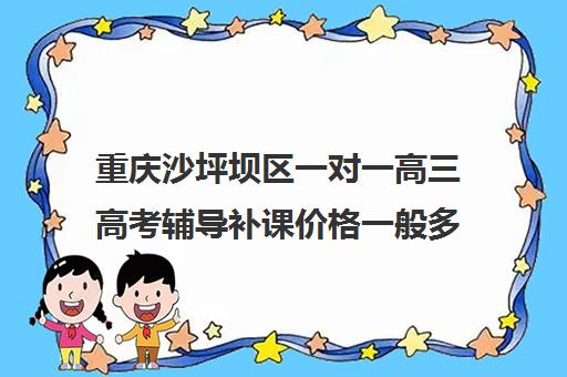 重庆沙坪坝区一对一高三高考辅导补课价格一般多少钱(重庆有名气的补课机构)