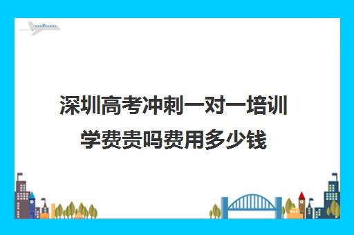 深圳高考冲刺一对一培训学费贵吗费用多少钱(深圳高中补课机构排名)