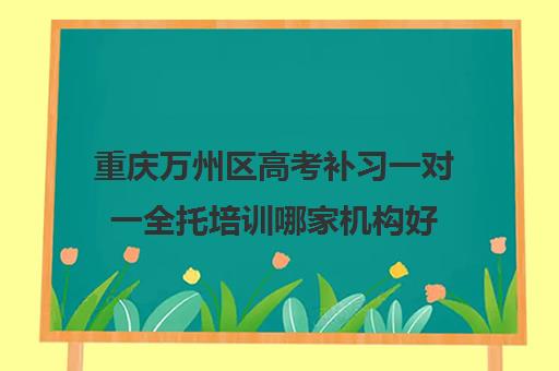 重庆万州区高考补习一对一全托培训哪家机构好