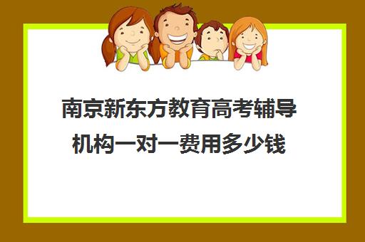 南京新东方教育高考辅导机构一对一费用多少钱(新东方全日制高考班收费)