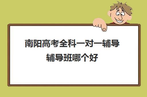 南阳高考全科一对一辅导辅导班哪个好(一对一辅导收费)