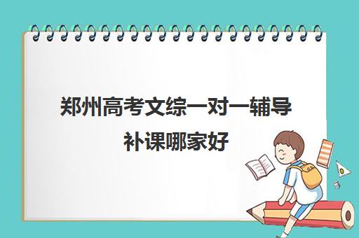 郑州高考文综一对一辅导补课哪家好(高三文综补课能提高分吗)