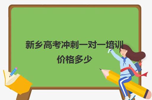 新乡高考冲刺一对一培训价格多少(新乡一对一收费标准)