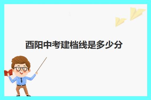 酉阳中考建档线是多少分(2024年云阳县中考录取分数线)