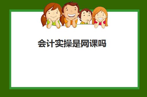 会计实操是网课吗(学会计网课好还是面授班好)