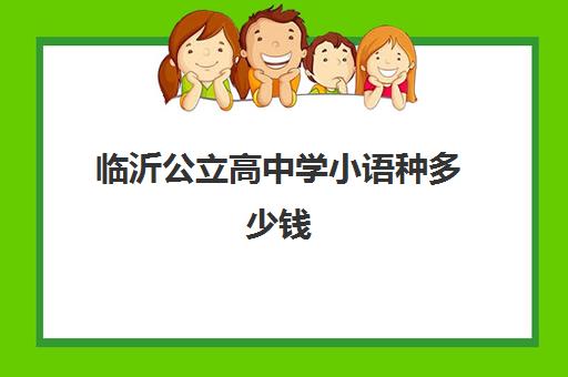 临沂公立高中学小语种多少钱(临沂公费师范生录取分数线)