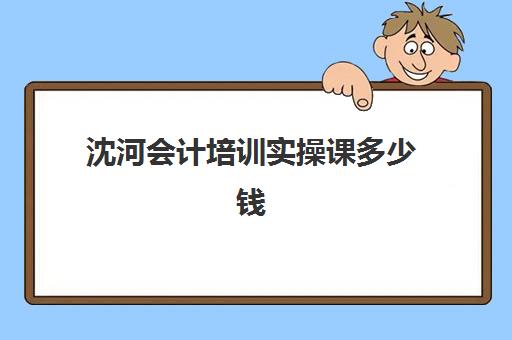 沈河会计培训实操课多少钱(沈阳会计培训哪里比较好)