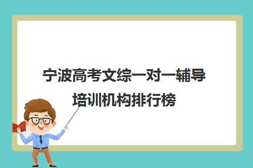 宁波高考文综一对一辅导培训机构排行榜(个人宁波高二网上一对一辅导)