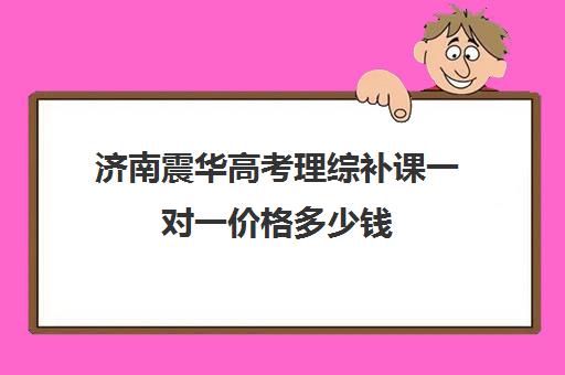 济南震华高考理综补课一对一价格多少钱(济南新东方高三冲刺班收费价格表)