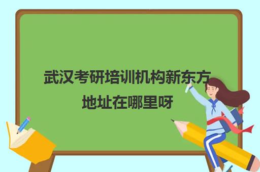 武汉考研培训机构新东方地址在哪里呀(考研比较好的培训机构)